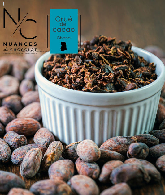 Grué de Cacao Ghana – Cacao puissant et aromatique