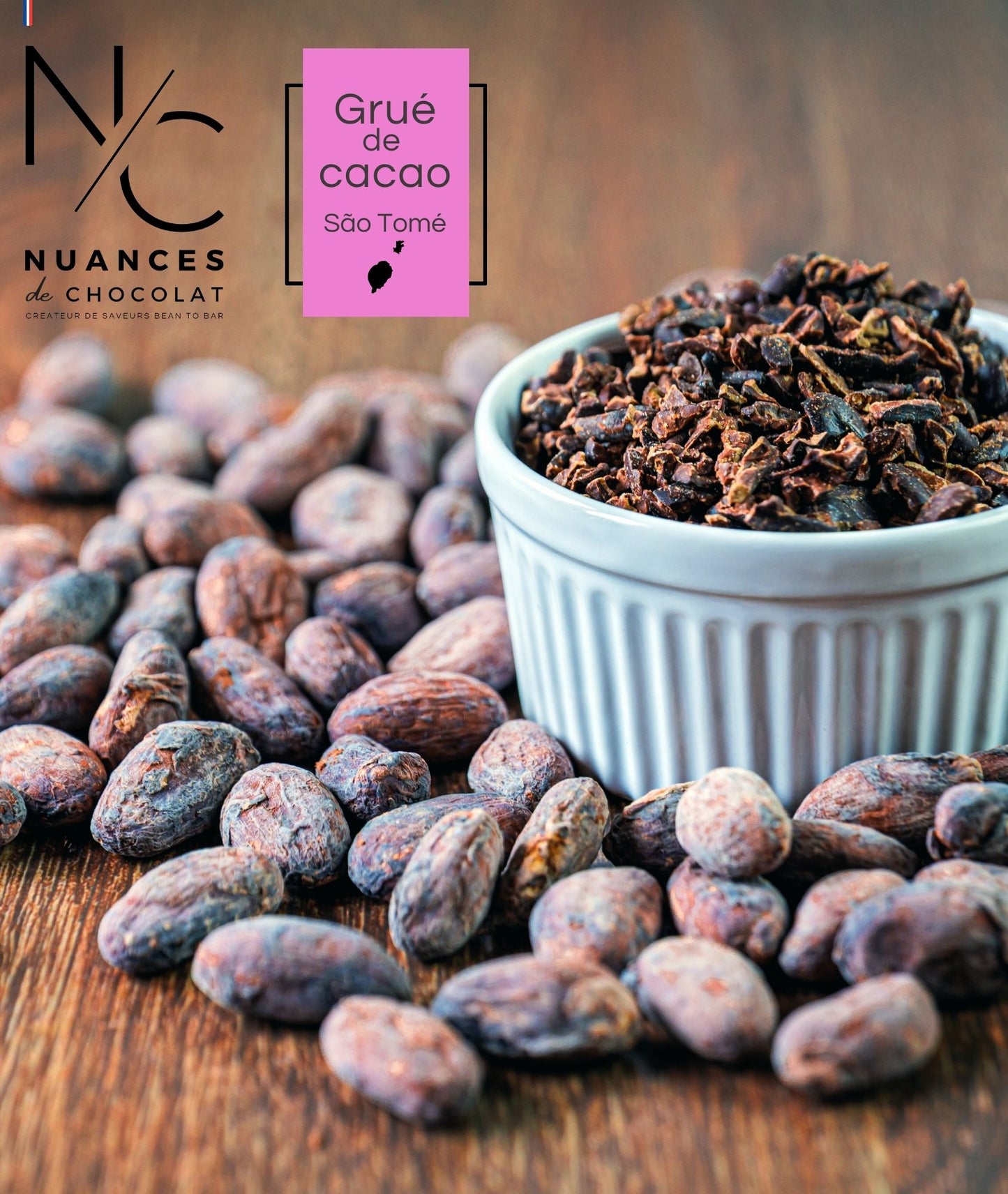 Grué de Cacao São Tomé – Douceur chocolatée et notes fruits rouges